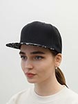 Бейсболка FLEXFIT арт. 6089HE (черный / белый)